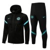 Inter Milan Trainingsjack Capuchon 2022-23 Zwarte Inter Milan Trainingsjack Capuchon 2022-23 Zwarte